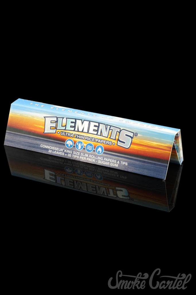 Element Connoisseur King Size Slim Rolling Paper & Tips