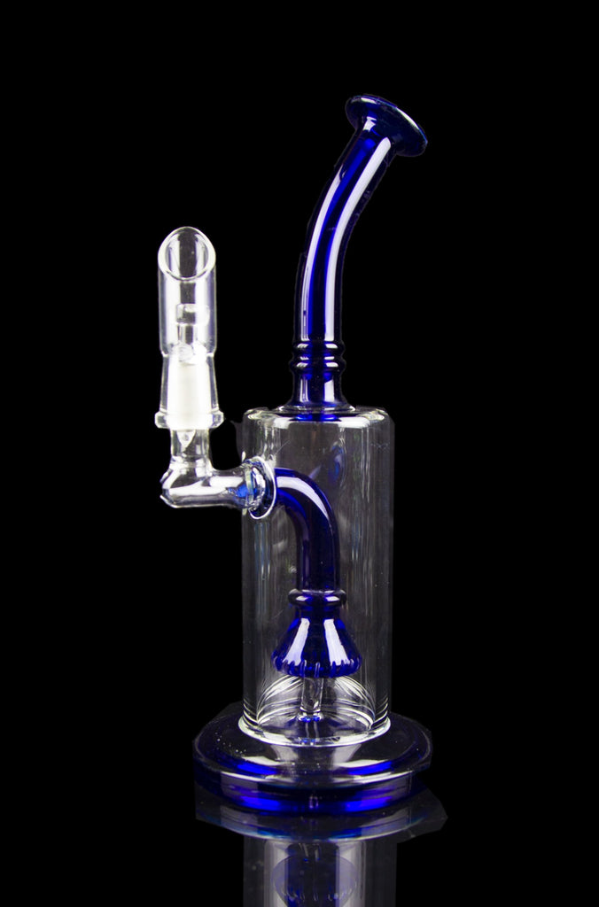 Mini Showerhead Perc Dab Rig with Color Accent