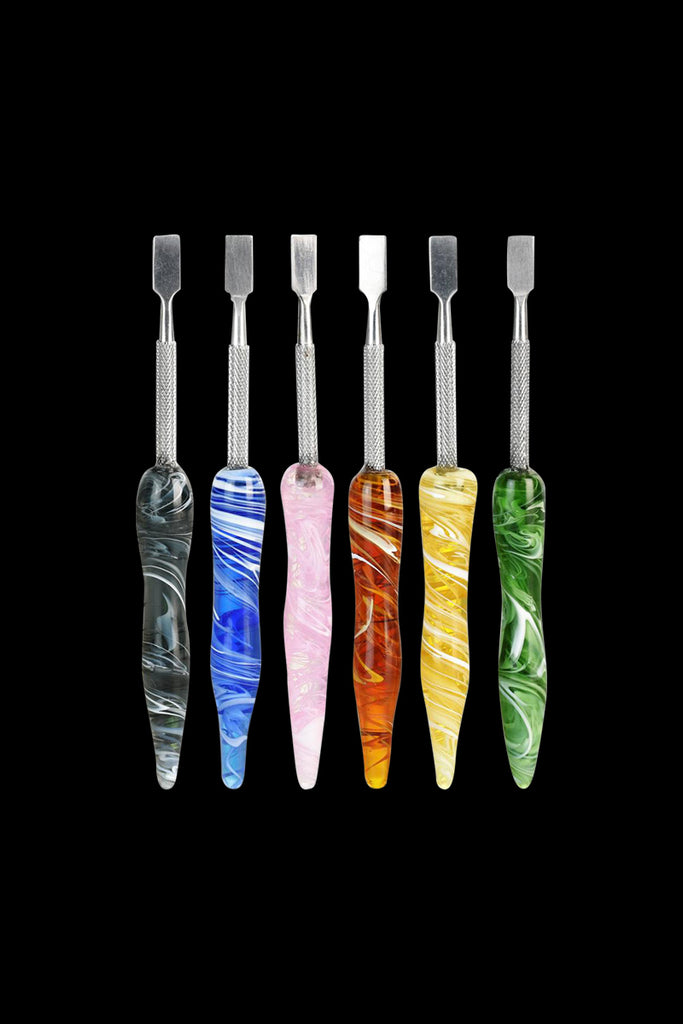 Metal Dab Tool Double Side With Scoop - Best Vaporizer & Dry Herb