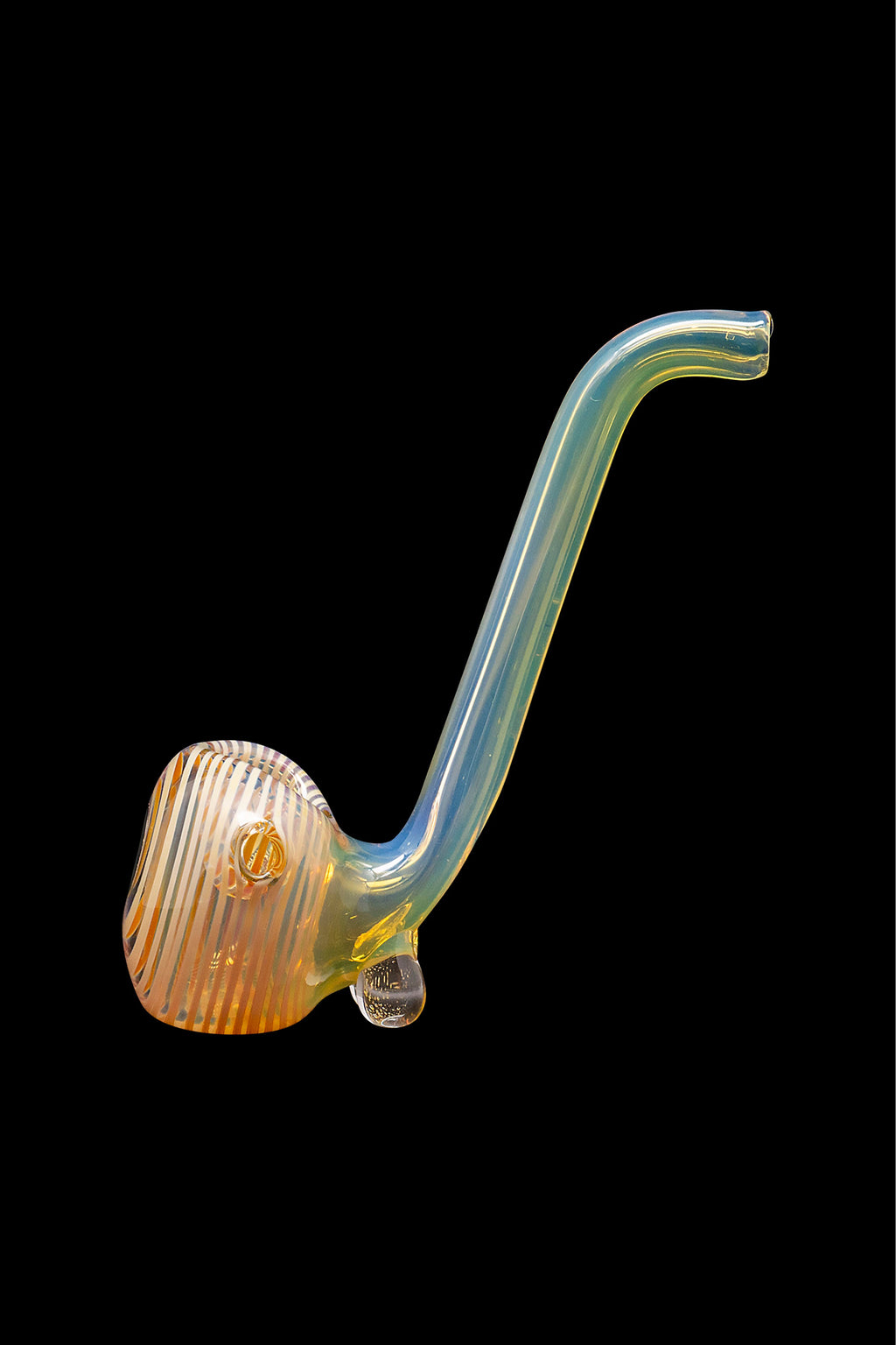 LA Pipes Skinny Glass Sherlock Pipe - The Flaco