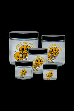 420 Science x Killer Acid Clear Screw Top Jar - Miles of Smiles