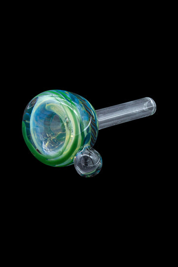 LA Pipes Painted Warrior Pull-Stem Slide Bowl - LA Pipes Painted Warrior Pull-Stem Slide Bowl