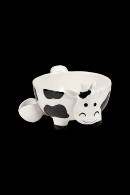 Roast & Toast Cow Cereal Bowl Pipe