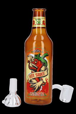 Daily High Club Hot Sauce Bottle Water Pipe