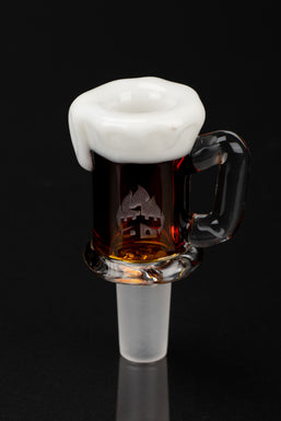 Empire Glassworks Beer Mug Herb Slide