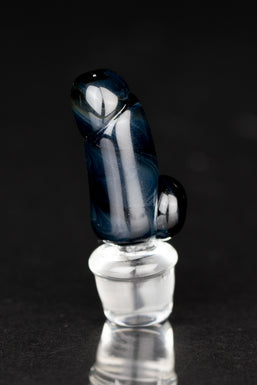 Empire Glassworks Black Phallus Puffco Peak Pro Carb Cap