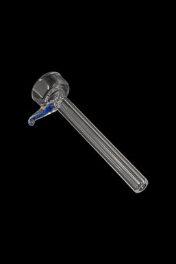 LA Pipes 9mm Clear Slide Bowl with Color Handle for Pull-Stem Bongs