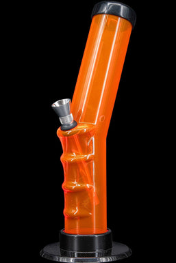 JM Plastics Acrylic Angled Straight Tube Bong