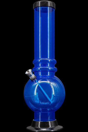 JM Plastics Acrylic Bubble Base Bong - JM Plastics Acrylic Bubble Base Bong