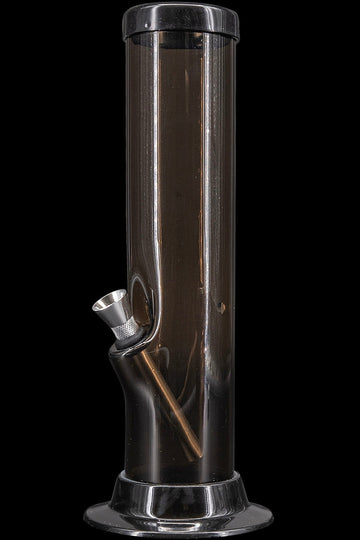 JM Plastics Acrylic Straight Tube Basic Bong - JM Plastics Acrylic Straight Tube Basic Bong