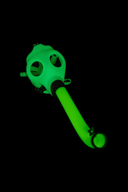 JM Plastics Acrylic Glow In The Dark Curved Steamroller Tube Gas Mask