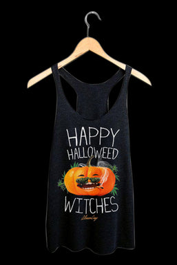 StonerDays Happy Halloweed Witches Racerback Tank Top