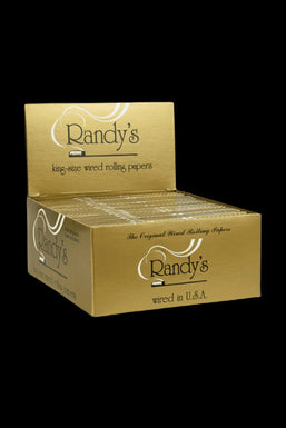 Randy's Gold Rolling Papers - 25pk Display