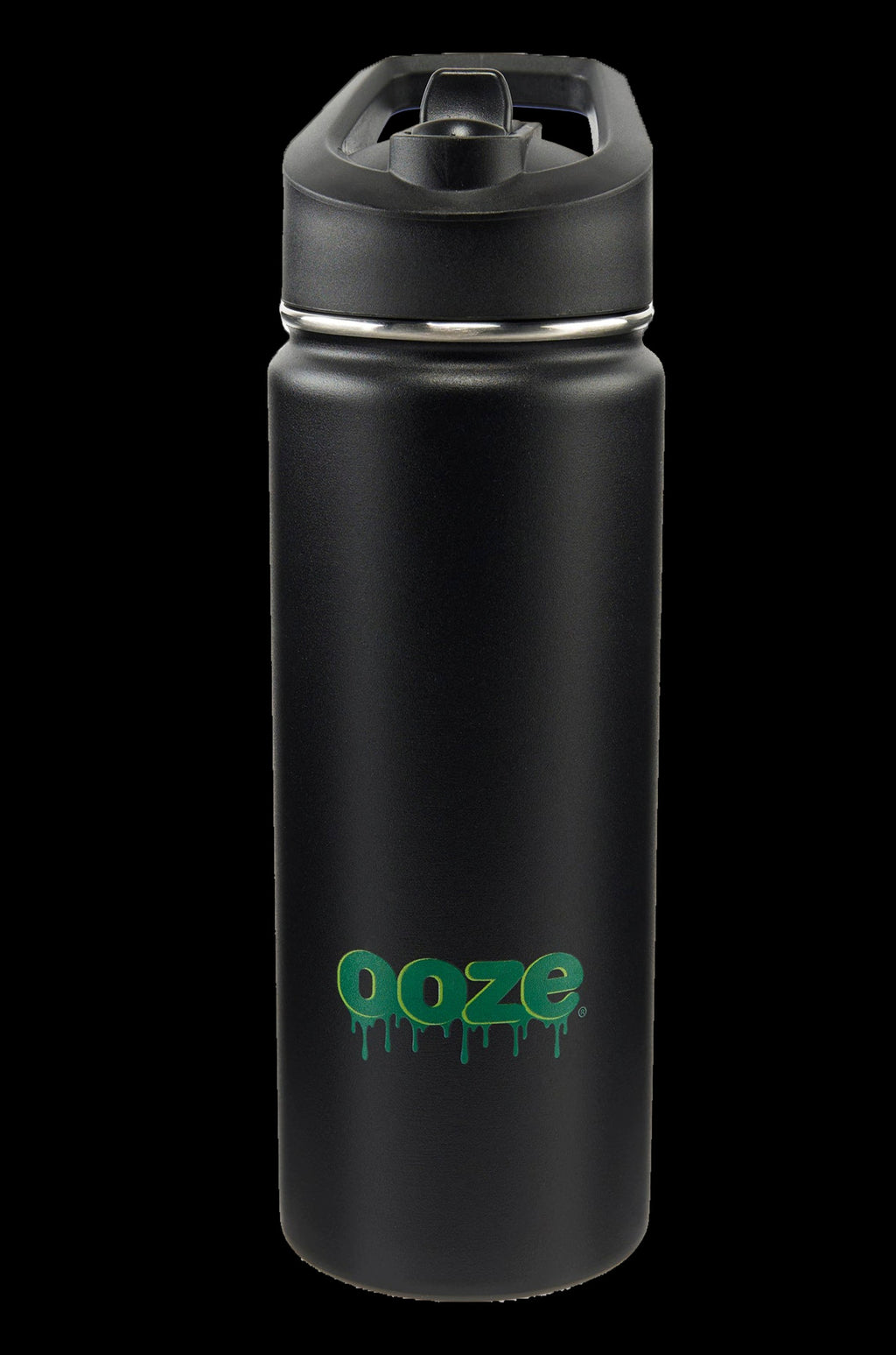 Ooze 18oz Stainless Steel Water Bottle – Black