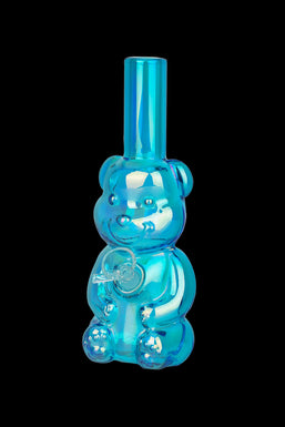 Bear Buddy Electroplated Water Pipe