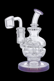 Honeycomb & Circ Perc Fab Egg Oil Rig The Popper