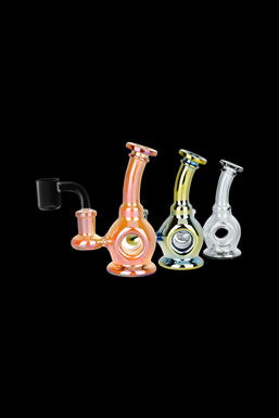 Time Warp Electroplated Glass Mini Dab Rig