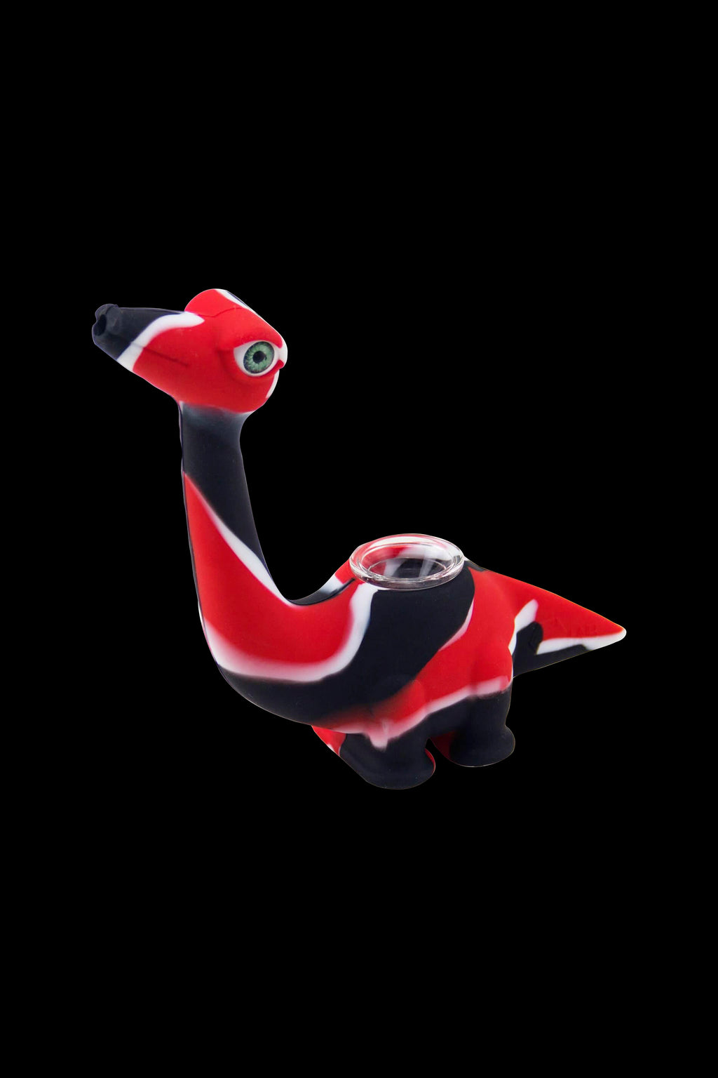 Dinosaur Pipe 5 inch Silicone Water Smoke Bubbler - Siliclab