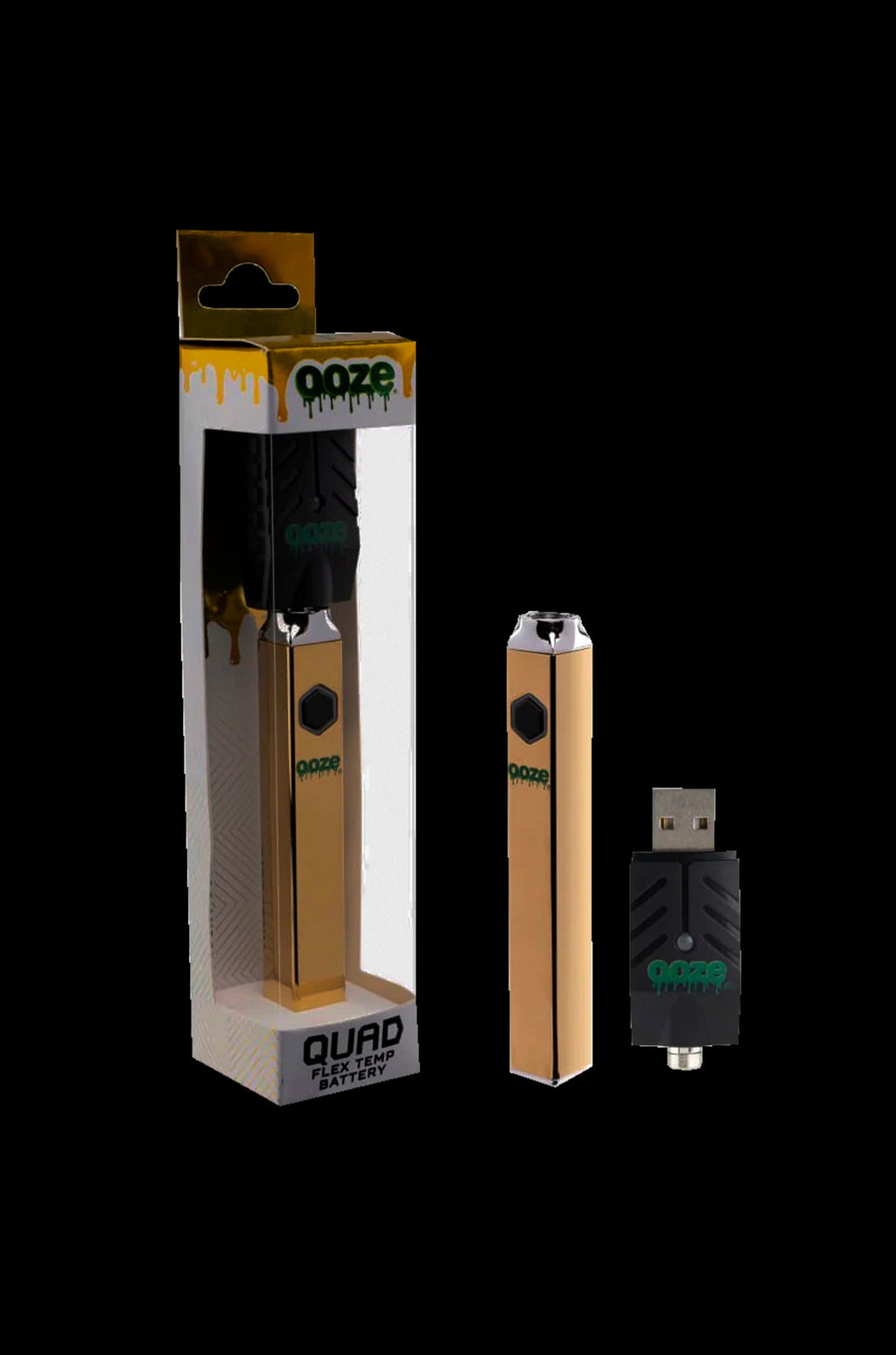 Ooze Quad Flex Temp Vape Pen 510 Battery