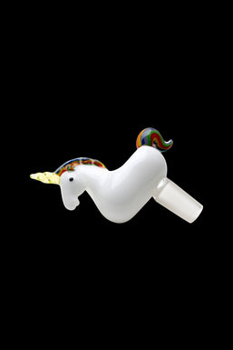 Empire Glassworks UV Reactive Unicorne Bowl Piece