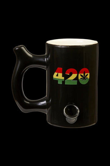 Roast & Toast 420 Rasta Mug Pipe - Roast & Toast 420 Rasta Mug Pipe