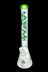 AFM Glass Green Alien 9mm Glass Beaker Bong - AFM Glass Green Alien 9mm Glass Beaker Bong