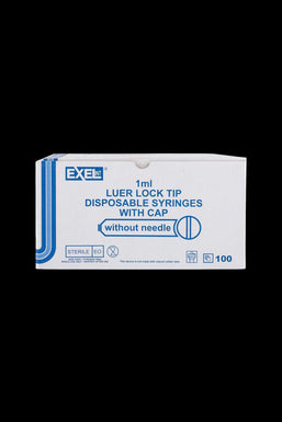 Plastic Luer Lock Syringe - 1ml - 100ct