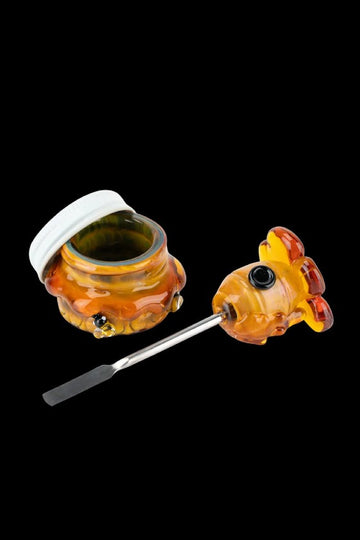 Empire Glassworks Honeycomb Dabber + Terp Jar - Empire Glassworks Honeycomb Dabber + Terp Jar