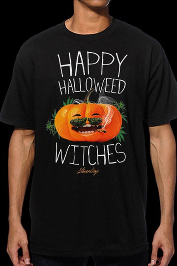 StonerDays Happy Halloweed Witches T-Shirt - StonerDays Happy Halloweed Witches T-Shirt