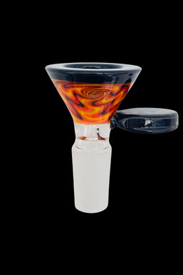 MAV Glass Flat Handle Full Wig Wag Cone Bong Bowl