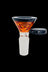 MAV Glass Flat Handle Full Wig Wag Cone Bong Bowl - MAV Glass Flat Handle Full Wig Wag Cone Bong Bowl