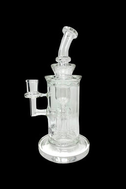 AFM Glass Power Station Clear Glass Incycler Water Pipe