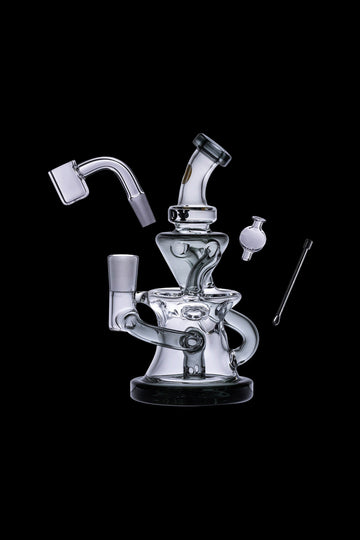 Goody Glass Miss Swiss Mini Dab Rig 4-Piece Kit - Goody Glass Miss Swiss Mini Dab Rig 4-Piece Kit