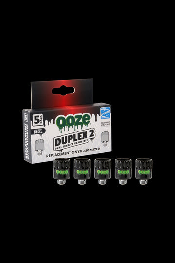 Ooze Duplex 2 Replacement Onyx Atomizer 5-Pack - Ooze Duplex 2 Replacement Onyx Atomizer 5-Pack