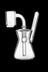 GRAV® Hourglass Pocket Bubbler Rig - Clear - GRAV® Hourglass Pocket Bubbler Rig - Clear