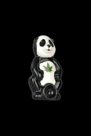 Wacky Bowlz Panda Ceramic Hand Pipe - Wacky Bowlz Panda Ceramic Hand Pipe