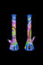 Beach Vibes 420 Painted Glass Beaker Water Pipe - Beach Vibes 420 Painted Glass Beaker Water Pipe