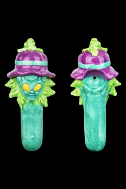 Zooted Alien Ceramic Spoon Pipe