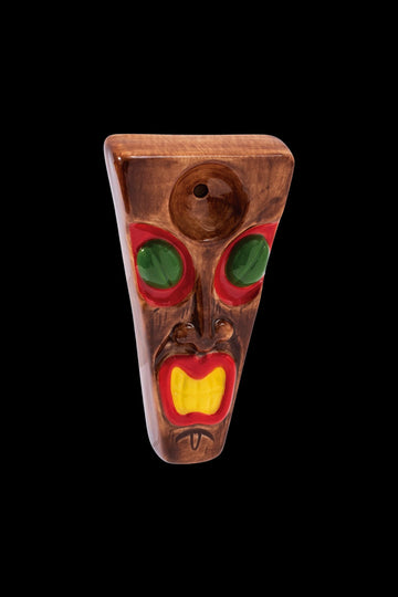 Wacky Bowlz Tiki Ceramic Pipe - Wacky Bowlz Tiki Ceramic Pipe