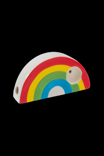 Wacky Bowlz Rainbow Ceramic Pipe - Wacky Bowlz Rainbow Ceramic Pipe