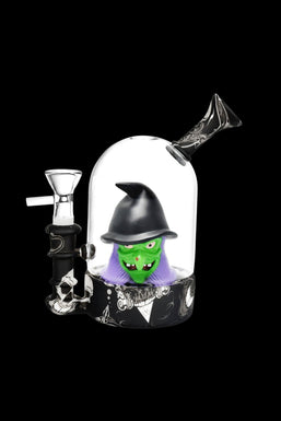 Spooky Witch Bell Jar Water Pipe