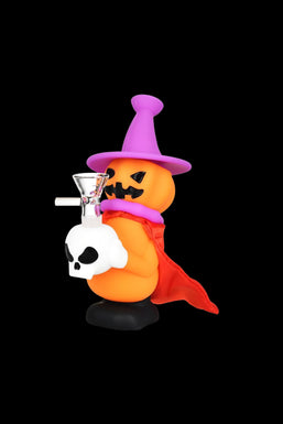 Pumpkin Witch Silicone Water Pipe