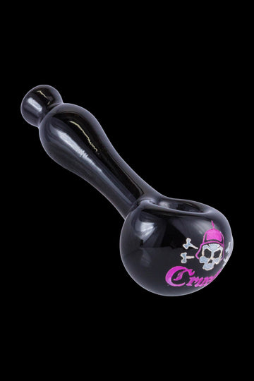 Crush Laser-Etched Hand Pipe w/ Skull Logo - Crush Laser-Etched Hand Pipe w/ Skull Logo