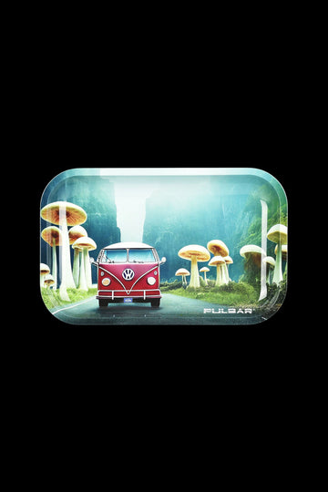 Pulsar Metal Rolling Tray - Camper Van Shroom Trip - Pulsar Metal Rolling Tray - Camper Van Shroom Trip