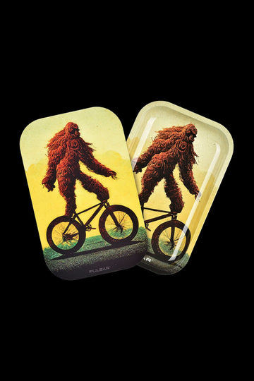 Pulsar Metal Rolling Tray w/ 3D Lid - Bigfoot Stole My Bike - Pulsar Metal Rolling Tray w/ 3D Lid - Bigfoot Stole My Bike