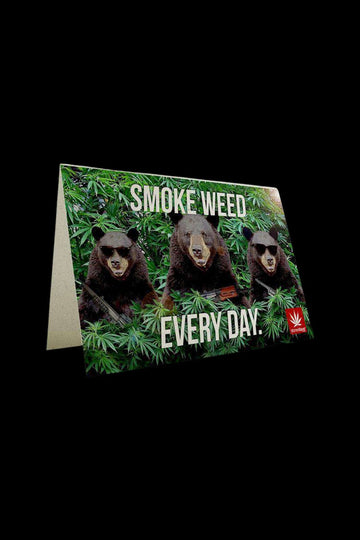 StonerDays Smoke Weed Every Day Bears Hemp Cards - StonerDays Smoke Weed Every Day Bears Hemp Cards