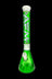 AFM Glass Pulsar Color Glass Beaker Bong - Forest Green/ Ivory - AFM Glass Pulsar Color Glass Beaker Bong - Forest Green/ Ivory