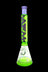 AFM Glass Quasar Glass Beaker Bong - Lime/ Purple - AFM Glass Quasar Glass Beaker Bong - Lime/ Purple