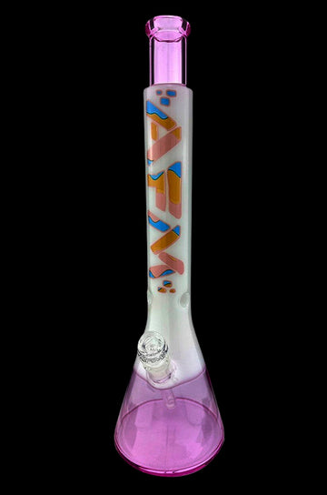 AFM Glass Ice Cream Quasar Glass Beaker Bong - AFM Glass Ice Cream Quasar Glass Beaker Bong