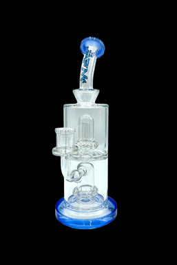 AFM Glass UFO Double Perc Glass Water Pipe